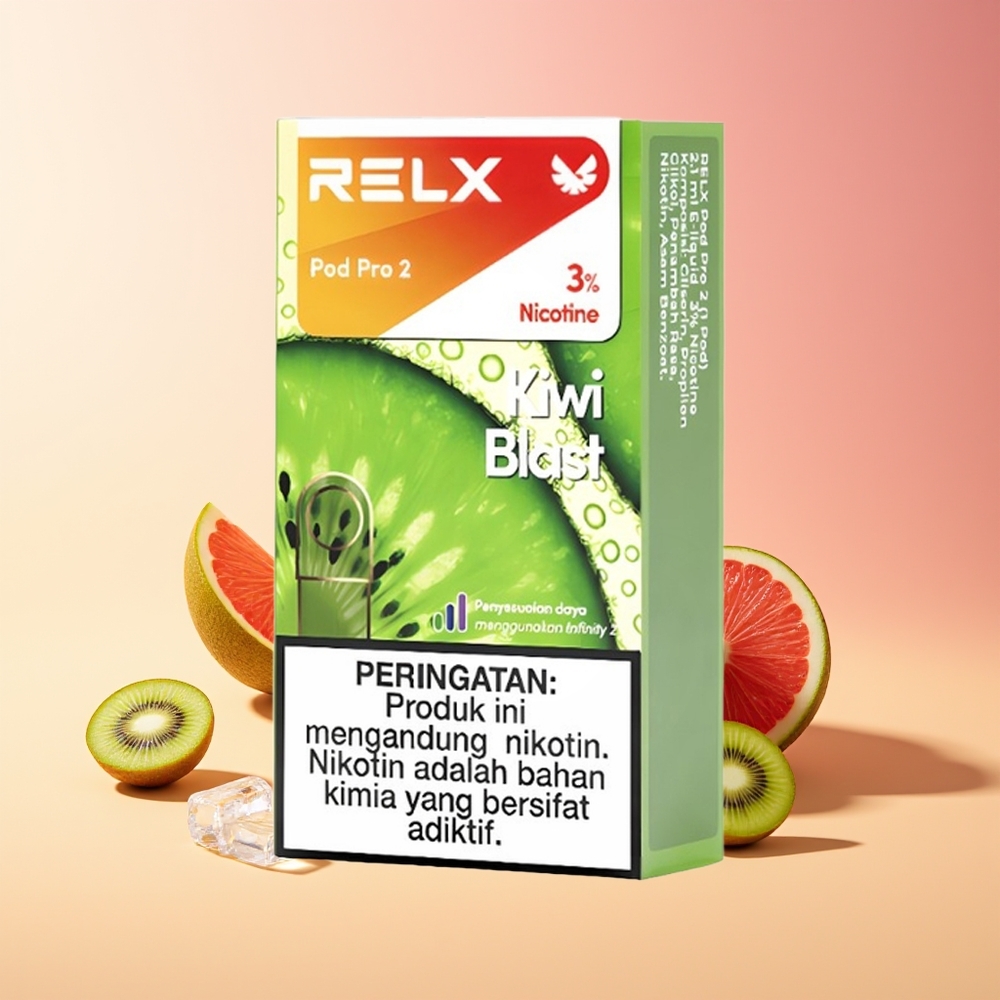 RELX Pod Pro 2 600 puffs 1,9ml Kiwi Blast