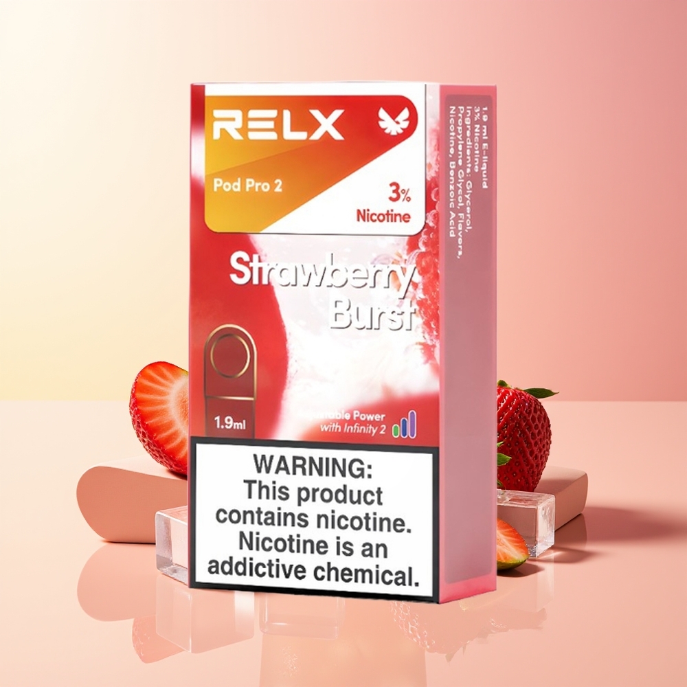 RELX Pod Pro 2 600 sesov Jagodni Pršut 1.9ml 3 načini
