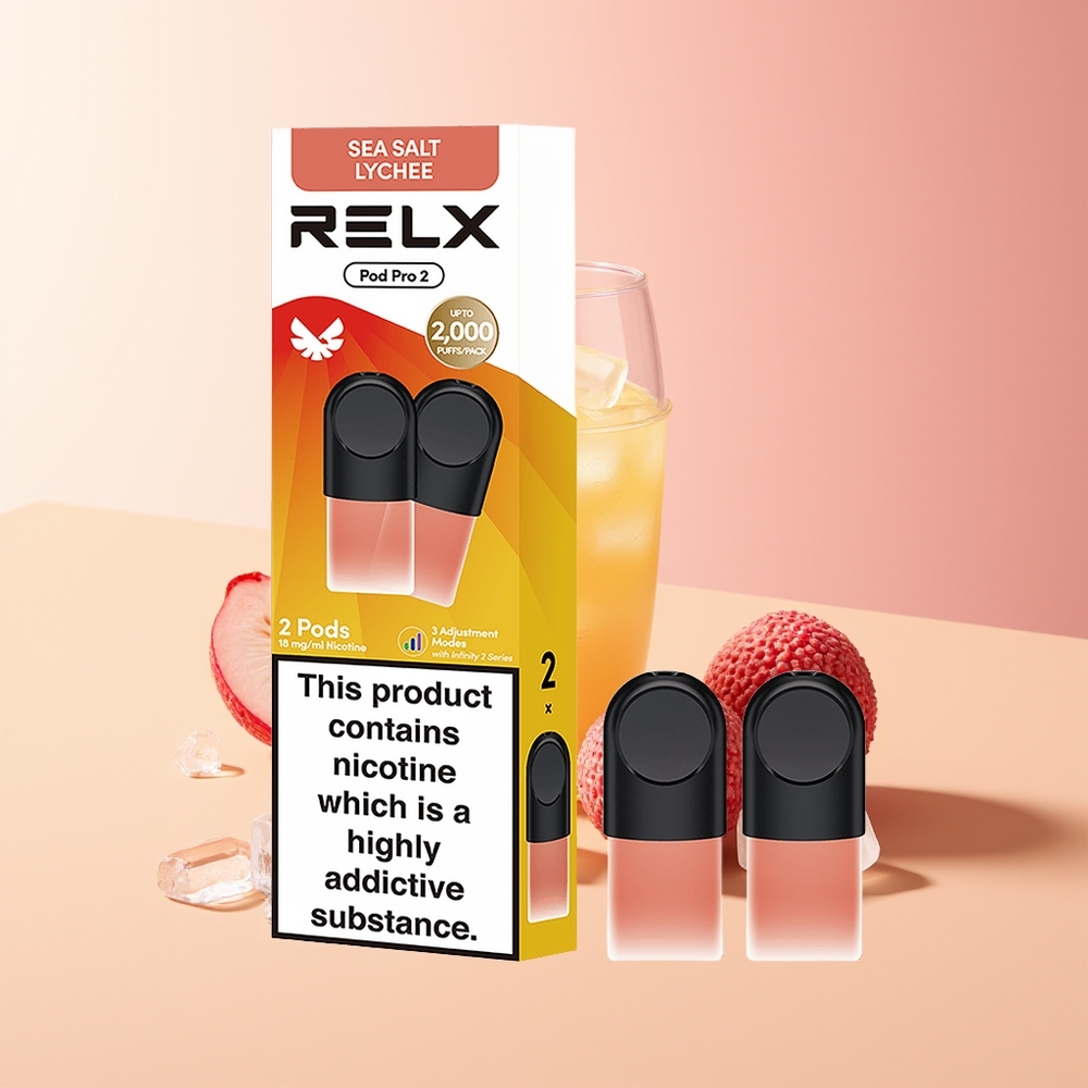 RELX Pod Pro 2 600 ust Ljubičasta Lizijska kombinacija 1,9 ml 3 načini