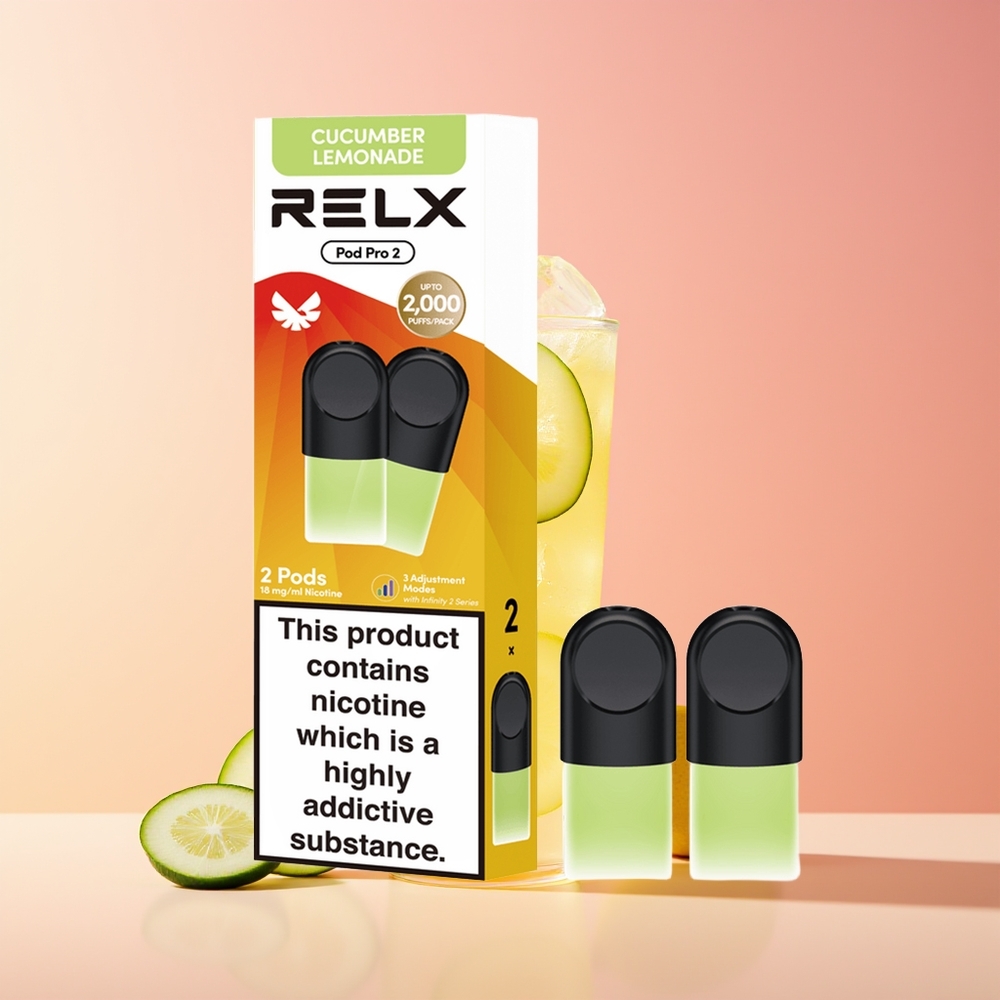 RELX Pod Pro 2 600 ust Pijača-Kumare limonada 1,9ml 3 načini