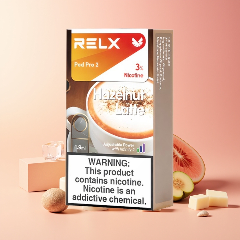 RELX Pod Pro 2 600 ustnic Hazelnut Latte 1.9ml