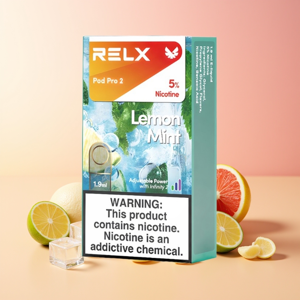 RELX Pod Pro 2 600 ustnih 1,9ml Limeta Meta