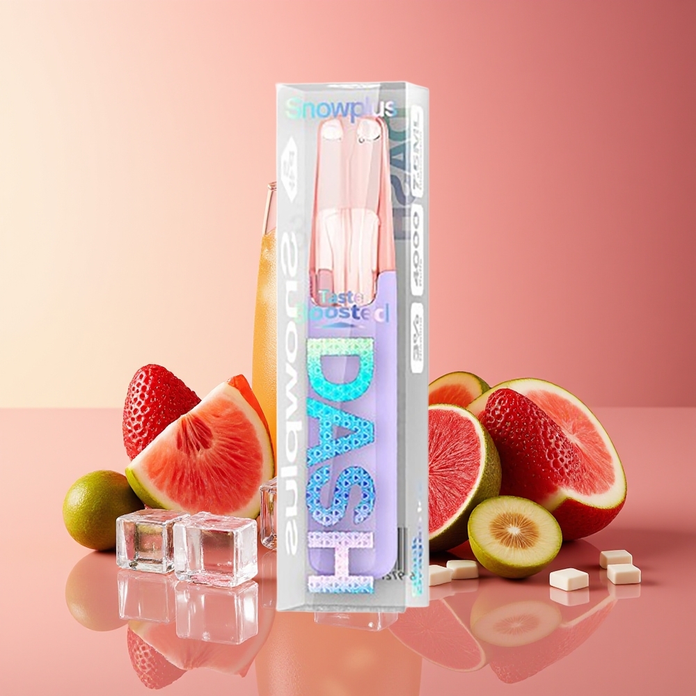 Snowplus Dash 4000 Puff Črni Zmaj Led 7,5 ml 530 mAh