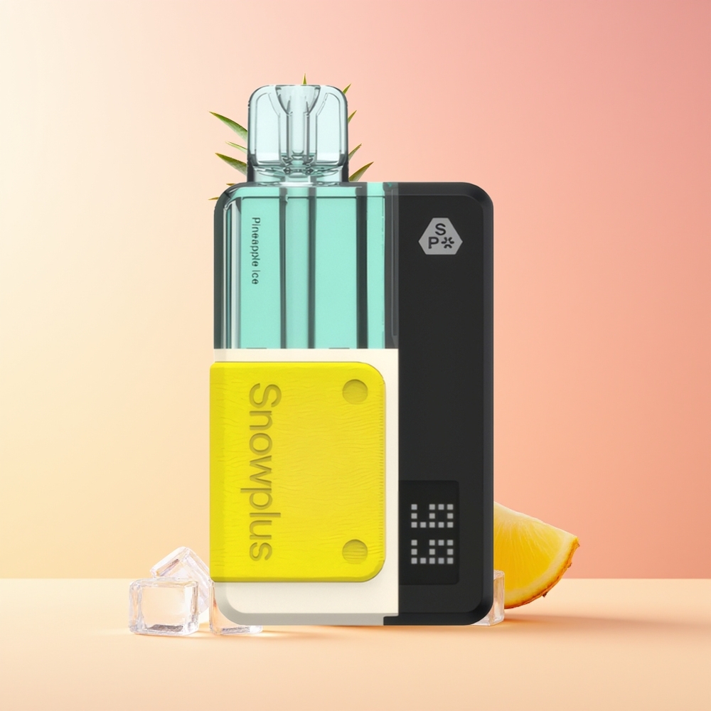 Snowplus Swift 15000 Pufov Ponovno uporabna baterija in zamenljiv 2+10ml nabor za polnjenje Ananas Led