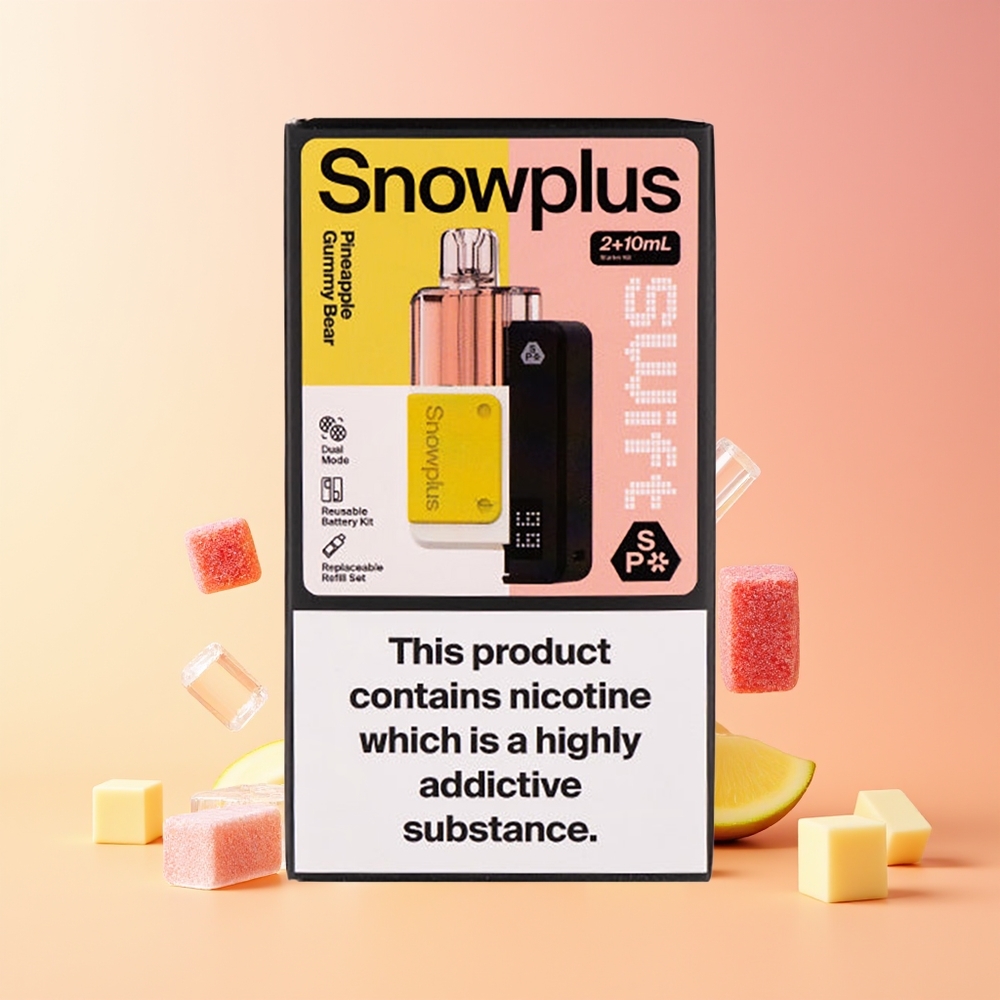 Snowplus Swift 5000 Puffs Ananas Gumi Medved Dual Mesh 1000 mAh