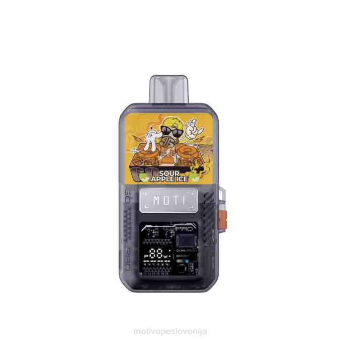 MOTI Go Pro pod za enkratno uporabo + naprava kisli jabolčni led MOTI vape near me - 2Z8P77