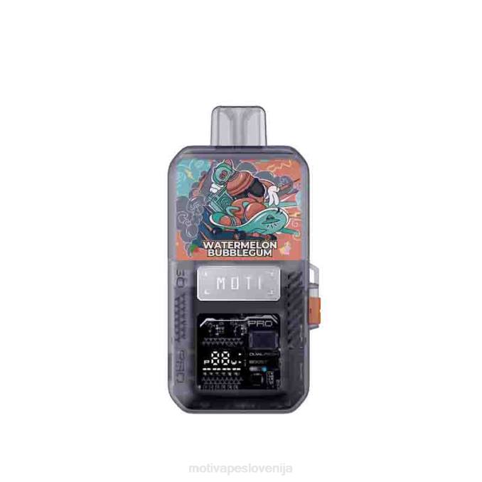 MOTI Go Pro pod za enkratno uporabo + naprava lubenica bubblegumi MOTI vape disposable - 2Z8P81