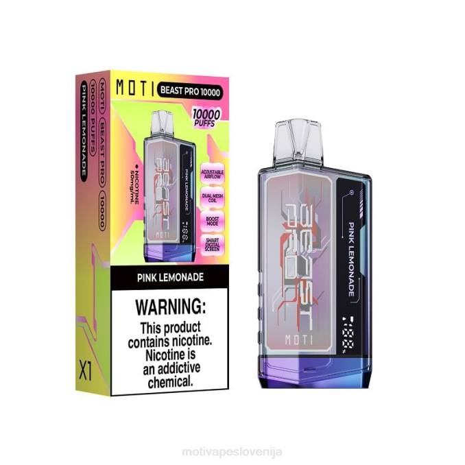 MOTI Beast Pro vape za enkratno uporabo (5%, 10000 vpihov) mavrični oblakz MOTI vape amazon - 2Z8P49