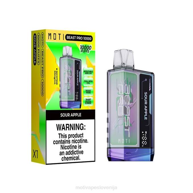 MOTI Beast Pro vape za enkratno uporabo (5%, 10000 vpihov) mavrični oblakz MOTI vape amazon - 2Z8P49
