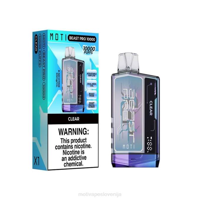 MOTI Beast Pro vape za enkratno uporabo (5%, 10000 vpihov) mavrični oblakz MOTI vape amazon - 2Z8P49