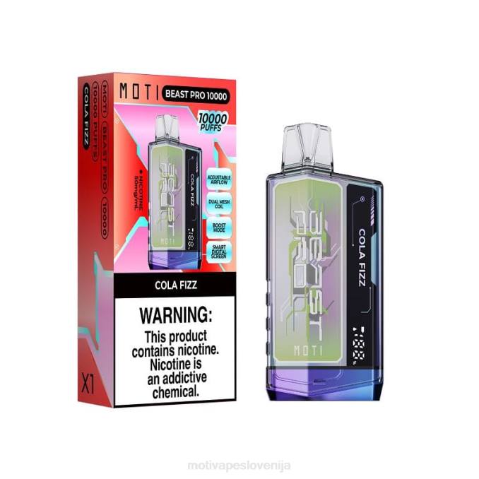 MOTI Beast Pro vape za enkratno uporabo (5%, 10000 vpihov) mavrični oblakz MOTI vape amazon - 2Z8P49