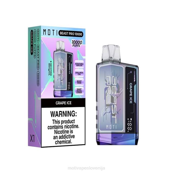 MOTI Beast Pro vape za enkratno uporabo (5%, 10000 vpihov) mavrični oblakz MOTI vape amazon - 2Z8P49