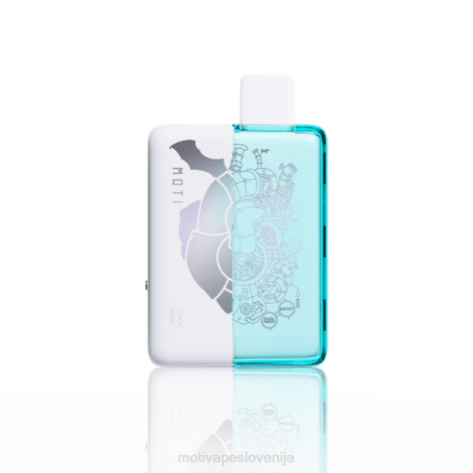 MOTI Duo 9000 vape za enkratno uporabo (5 %, 9000 vpihov) hladna meta MOTI vape price - 2Z8P63