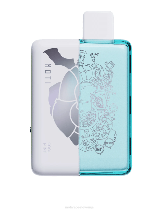 MOTI Duo 9000 vape za enkratno uporabo (5 %, 9000 vpihov) hladna meta MOTI vape price - 2Z8P63