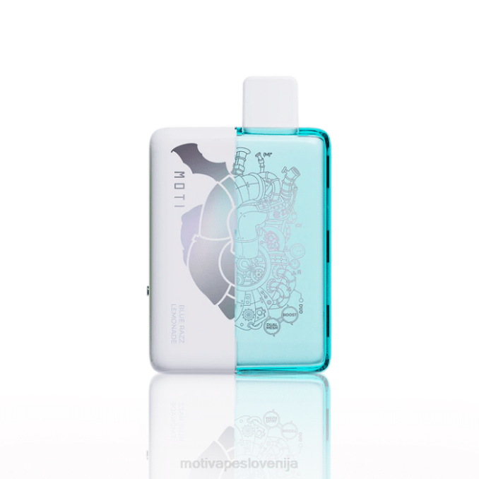 MOTI Duo 9000 vape za enkratno uporabo (5 %, 9000 vpihov) modra razz limonada MOTI vape pods Slovenija - 2Z8P64