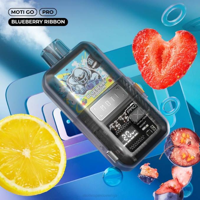MOTI Go Pro vape za enkratno uporabo (5%, 12000 vpihov) borovničev trak MOTI vape pods Slovenija - 2Z8P14