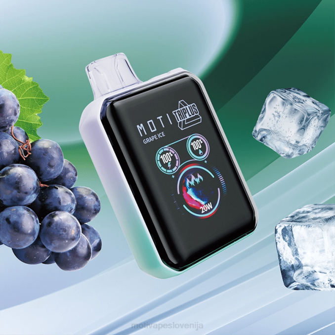 MOTI Triplus 20k vape za enkratno uporabo (5%, 20000 vpihov) grozdni led MOTI vape pods Slovenija - 2Z8P4