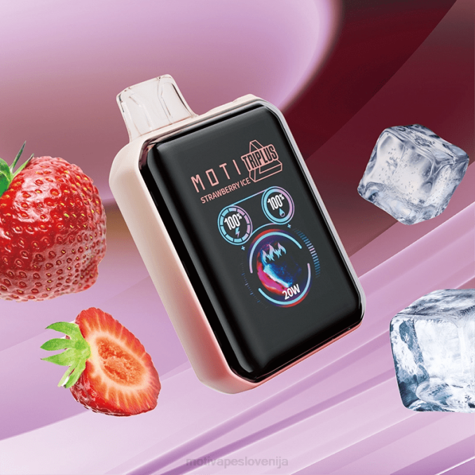 MOTI Triplus 20k vape za enkratno uporabo (5%, 20000 vpihov) jagodni led MOTI vape amazon - 2Z8P9