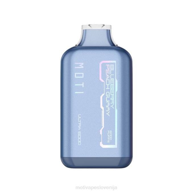 MOTI Ultra vape za enkratno uporabo (5%, 6000 vpihov) borovničevo breskev gumi MOTI vape for sale - 2Z8P28