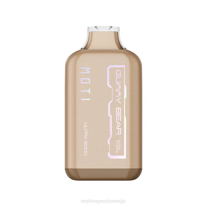 MOTI Ultra vape za enkratno uporabo (5%, 6000 vpihov) gumijasti medvedek MOTI vape price - 2Z8P33