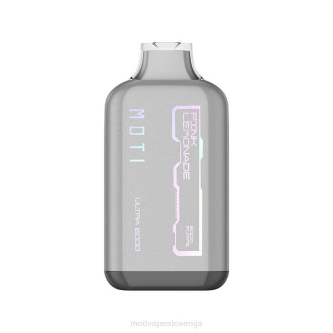 MOTI Ultra vape za enkratno uporabo (5%, 6000 vpihov) roza limonada MOTI vape near me - 2Z8P37